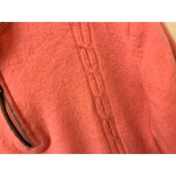 Men's Vintage Large Bon Giovane 1/4 Zip Pullover Knitted Pink Sweater - Picture 4 of 8